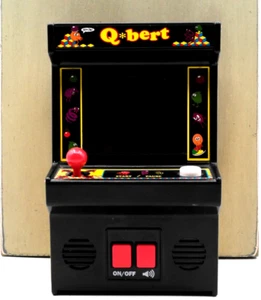 Q*bert Handheld Mini Cabinet Classic Arcade Game 2016 Tested & Works #09543 EUC - Picture 1 of 5