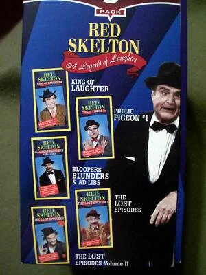 A Legend of Laughter with Red Skelton 5-Pack (VHS, 5-Tape Set) New!! - Image 1 of 4