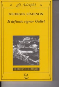 Il defunto signor Gallet di Georges Simenon Adelphi - Picture 1 of 2