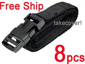 8x BOAT COVER TIE DOWN STRAP STRAPS KIT 1" x 12' FM - Bild 1 von 2