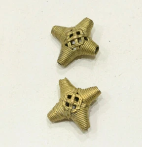 Beads African Brass Wrapped Cross Bead - Picture 1 of 2