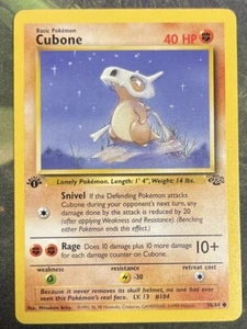 1a Edición Cubone 50/64 - Jungle - Casi Como Nuevo - Imagen 1 de 2