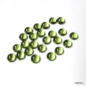 10 pieces 6mm Peridot Round Cabochon, AAA Quality Gemstone - Picture 1 of 3