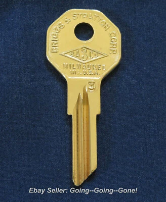 ОРИГИНАЛЬНЫЙ ПУСТОЙ КЛЮЧ BASCO GROOVE #3 WILLYS JEEP 1947-1972 H1098DB 1098DB B5 B16 - Изображение 1 из 4