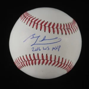 Ben Zobrist Signed OML Baseball "2016 WS MVP" (JSA COA) Chicago Cubs Utility Man - Picture 1 of 5