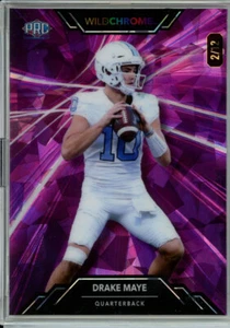 DRAKE MAYE 2023 Wild Card Chrome 2/12 Rookie Purple Patriots 1st Round Pick - Picture 1 of 2