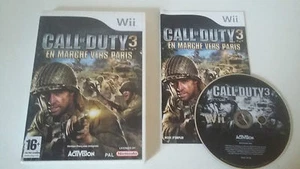 CALL OF DUTY 3 EN MARCHE VERS PARIS - NINTENDO WII - JEU WII COMPLET - Imagen 1 de 1