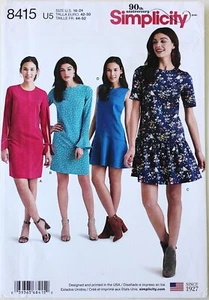 Simplicity 8415 Misses / Miss Petite Dresses Sewing Pattern Sz 16-24 - Picture 1 of 1