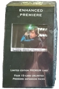 Juego de cartas personalizable Star Wars mejorado estreno luke con sable de luz - NUEVO - Imagen 1 de 2