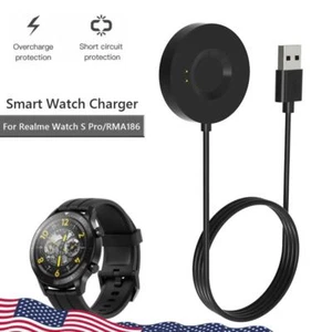 Smartwatch Charging Cable for Realme Watch S Pro RMA186 Magnetic Charger - Zdjęcie 1 z 12