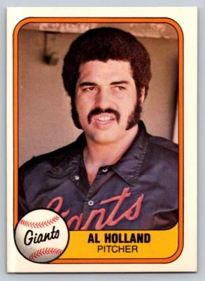 1981 Fleer #445 Al Holland Rookie Card San Francisco Giants - Image 1 of 2