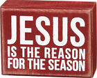 PBK Christmas Decor - Jesus Reason Season Box Sign