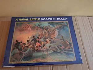 Una Battaglia Navale La Conquista della Marina Inglese 1000 Pezzi Puzzle Puzzle, NUOVO SIGILLATO - Foto 1 di 9