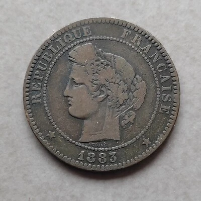 Ceres, 10 Cents 1883 A Paris - Image 1 of 2