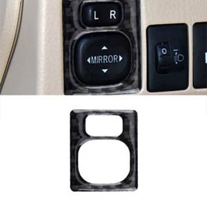 Glossy Carbon Fiber Car Rearview Mirror Panel Cover For Toyota Corolla 2014-2018 - Picture 1 of 8