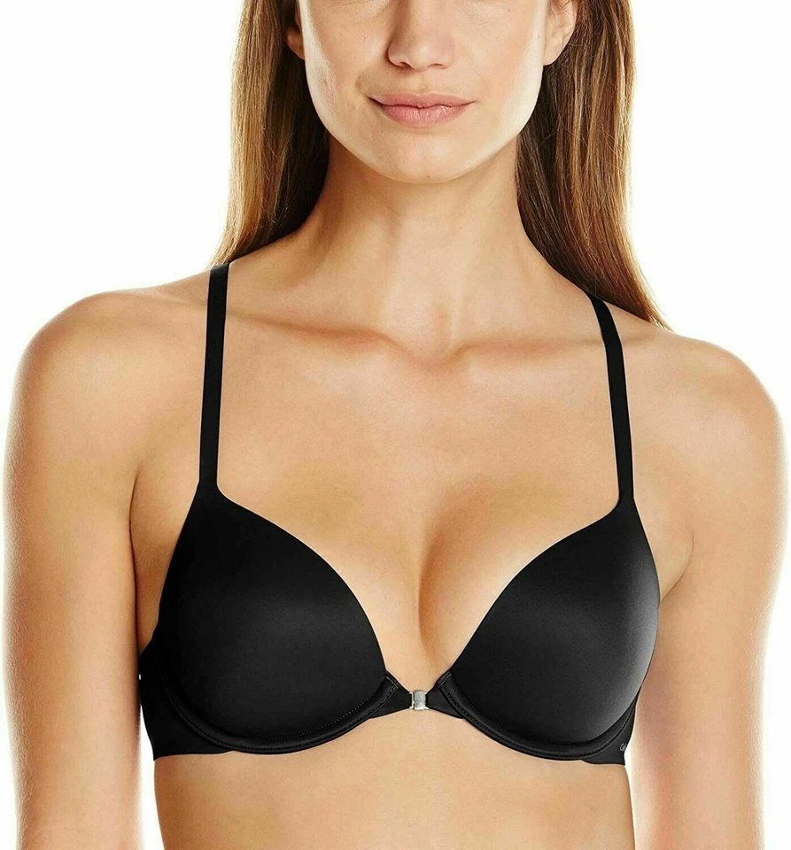 Calvin Klein QF1092 Perfectly Fit Modern Racerback T-shirt Bra 32 DD Black