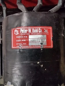 Peter W. Dahl Co., Inc. 6000 VAC @ .8 Amps Plate Transformer - Zdjęcie 1 z 3