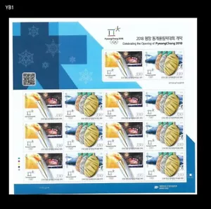 Sports,Pyeongchang Olympics Opening,Korea 2018 Full sheet - Picture 1 of 1