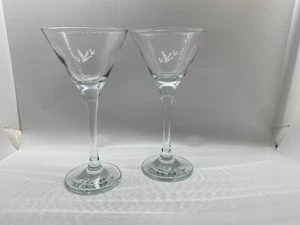Grey Goose Crystal Martini Glasses | Set of 2 - Picture 1 of 2
