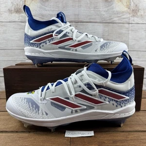 Adidas Adizero Afterburner Kansas Jayhawks Baseball Cleats IF1687 Men Size 11.5 - Picture 1 of 14