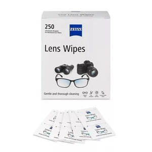 New Zeiss Optical Lens Cleaning Wipes Glasses Phone Camera 250 - Picture 1 of 2