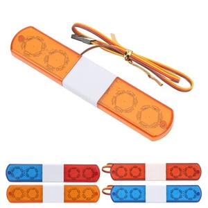 LED Police Light Simulation Design 4 Modes Strobe Light for 1/8 1/10 RC Cars - Picture 1 of 24