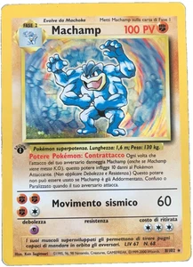 Pokémon TCG - Machamp - 8/102 - Italian - 1st Edition - Base Set [Light Play] - Picture 1 of 4