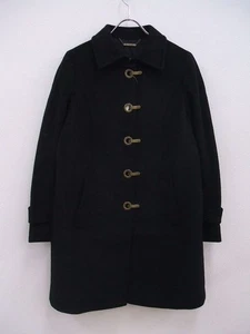 Michael Kors Angora size 6 coats black Women Used 1-1106A☆ - Picture 1 of 3