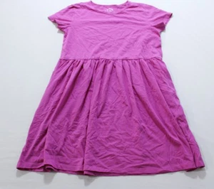 Primary Girl's Solid Short Sleeve Perfect Pocket Dress EJ2 Orchid Size 14 NWT - Picture 1 of 3