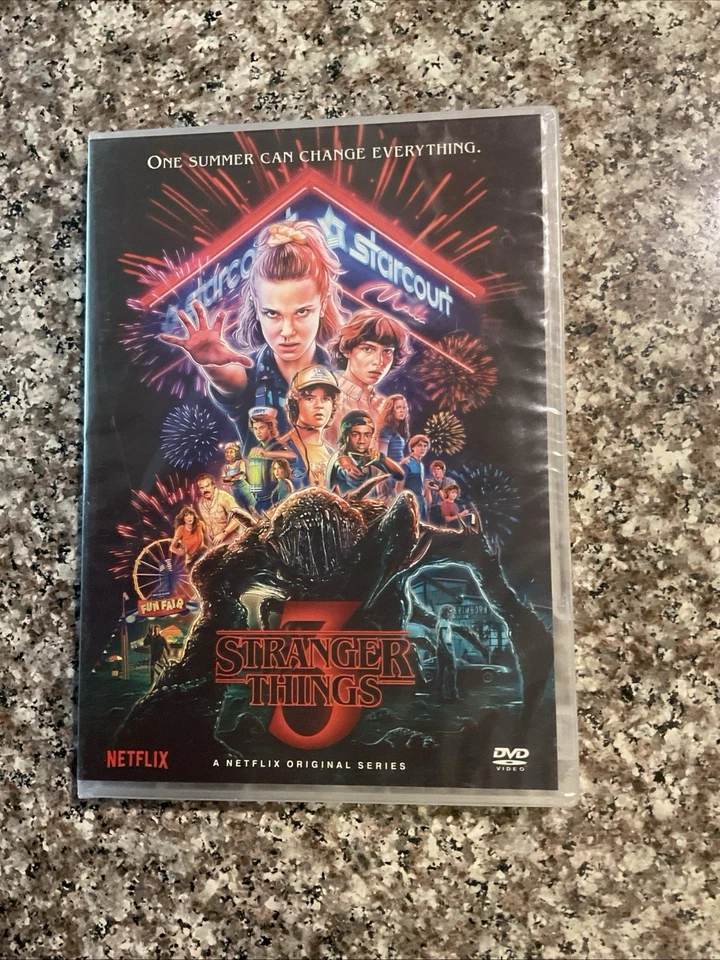 Stranger Things Season 3 Complete DVD Set Netflix 611 Mins. Sealed. - Image 1 of 4