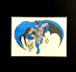 BATMAN DC COMICS VINTAGE vending STICKER FOIL prism prismatic holo - Picture 1 of 4