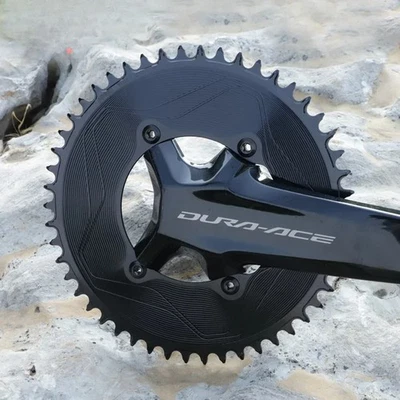 110BCD Crankset Round Chainring 3mm Offset Narrow Wide Chainwheel for SHIAMNO - Image 1 of 4