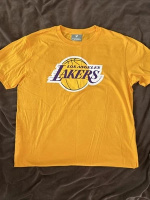 Los Angeles Lakers Yellow T Shirt Mens Large - Image 1 of 3