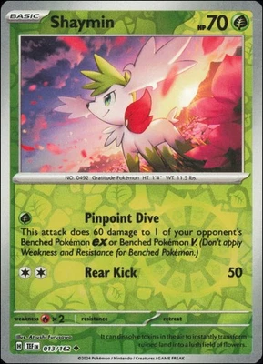 Pokemon - Shaymin #013/162 - SV05: Temporal Forces Reverse Holo - Image 1 of 2