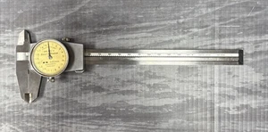 Vintage Brown Sharpe 6" Caliper 599-579-14 Millimeters Shock Proof Swiss Made - Picture 1 of 12