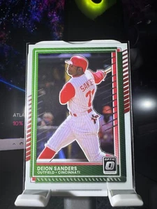2025 Donruss Optic - Deion Sanders #32 Cincinnati Reds - Bild 1 von 2