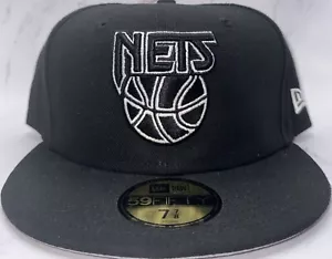 Hardwood Classics New Era 59Fifty New Jersey Nets Fitted Hat Size 7 7/8 - Picture 1 of 15