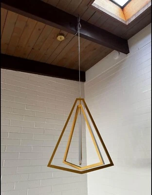 Luz colgante LED AFX Gianna dorada  Foto 1 de 2