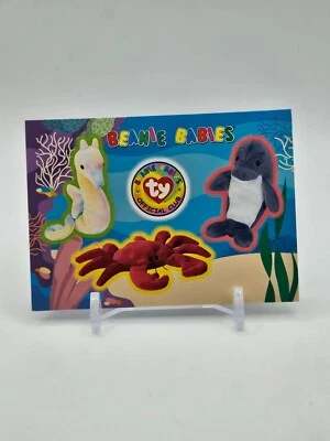 1999 TY Beanie Babies STICKER CARD "Series 3" Neon Echo Digger - Image 1 of 2
