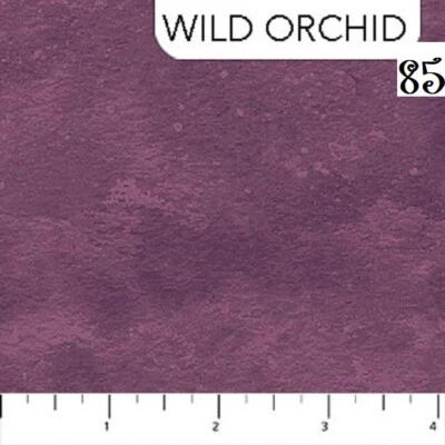 Tela de edredón de algodón tonal moteado Toscana Northcott 9020-85 Wild Orchid púrpura Foto 1 de 4