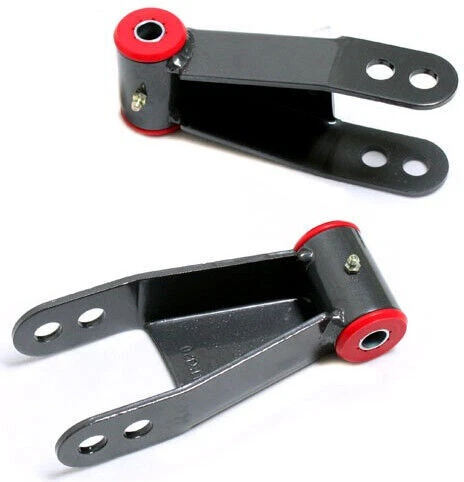 MaxTrac 2" Rear Lowering Shackles for 2004-2019 Nissan Titan 2WD / 4WD 415320 - Image 1 of 1