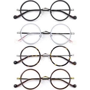 Women Men 43mm Round Eyeglasses Titanium Glasses Frame Rx FT2281 Demo Lens N