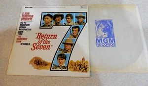 RETURN OF THE SEVEN ORIGINAL SOUNDTRACK 1966 LP ELMER ERNSTEIN Yul Brynner - Imagen 1 de 15