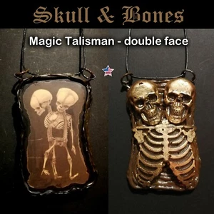 Santa Muerte Macabre Jewelry Skull Skeleton Talisman Amulet Pendant Magic Ritual - Picture 1 of 24