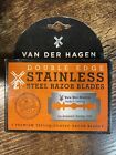 Van Der Hagen 5-Pack Premium Teflon Coated Ice Tempered Stainless Steel Blades