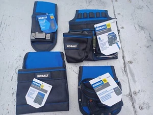 Kobalt Polyester Fabric 4 Piece Tool Pouch Bundle - NEW - Picture 1 of 10