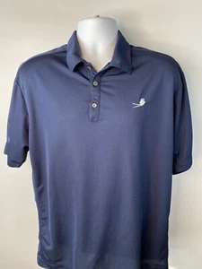 Nike Dri-fit Polo with Scissortail Logo in Blue Men's Size Large - Picture 1 of 6