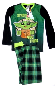 Grogu Lego Boys 2 Piece Microfleece Long Sleeve Pajama Set, Size 8 New! - Picture 1 of 3