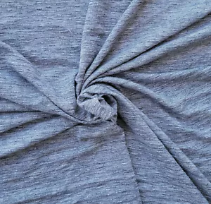 Navy Modal Poly Jacquard Knit Fabric By the Yard 6/21 - Picture 1 of 3