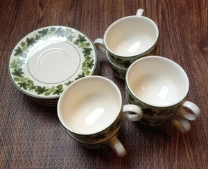 Taylor Smith Taylor Greenbriar Set Of 6 Coffee Cups & 6 Saucers - Picture 1 of 12